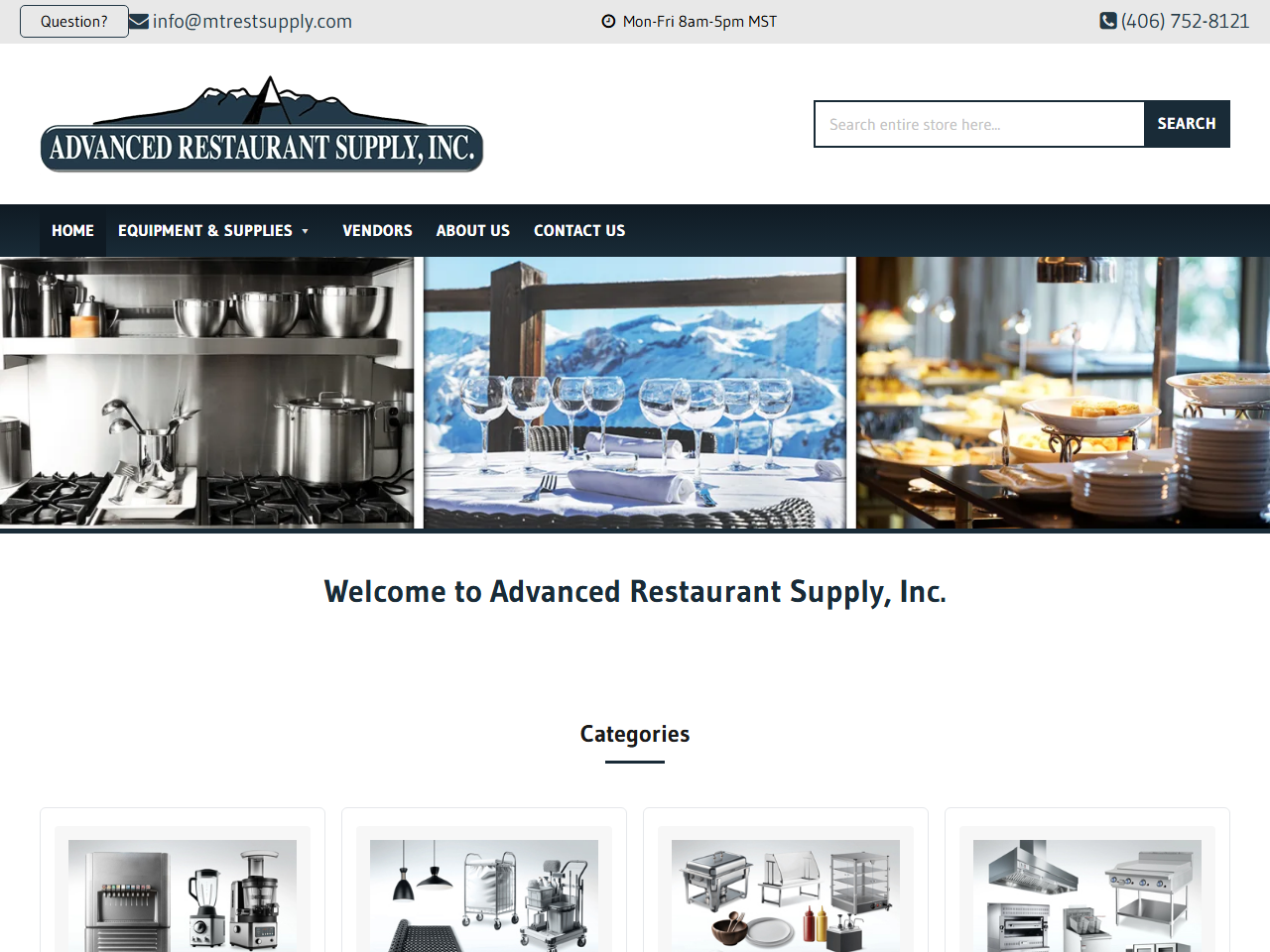 Advanced Restaurant website