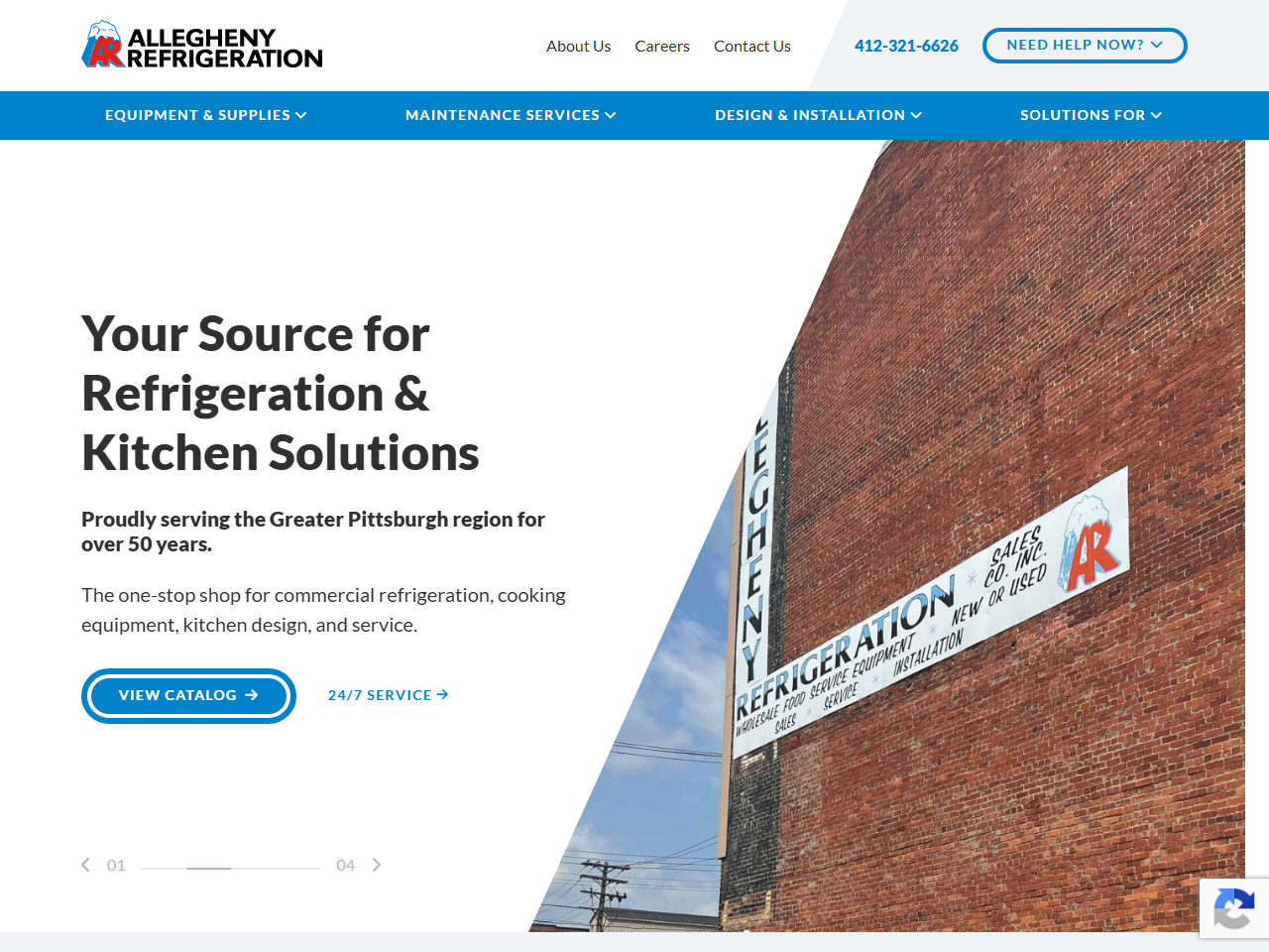 Allegheny Refrigeration website