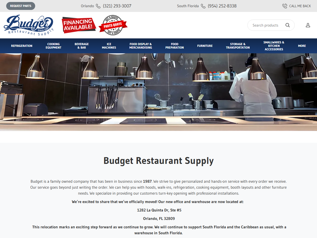Budget Supply website