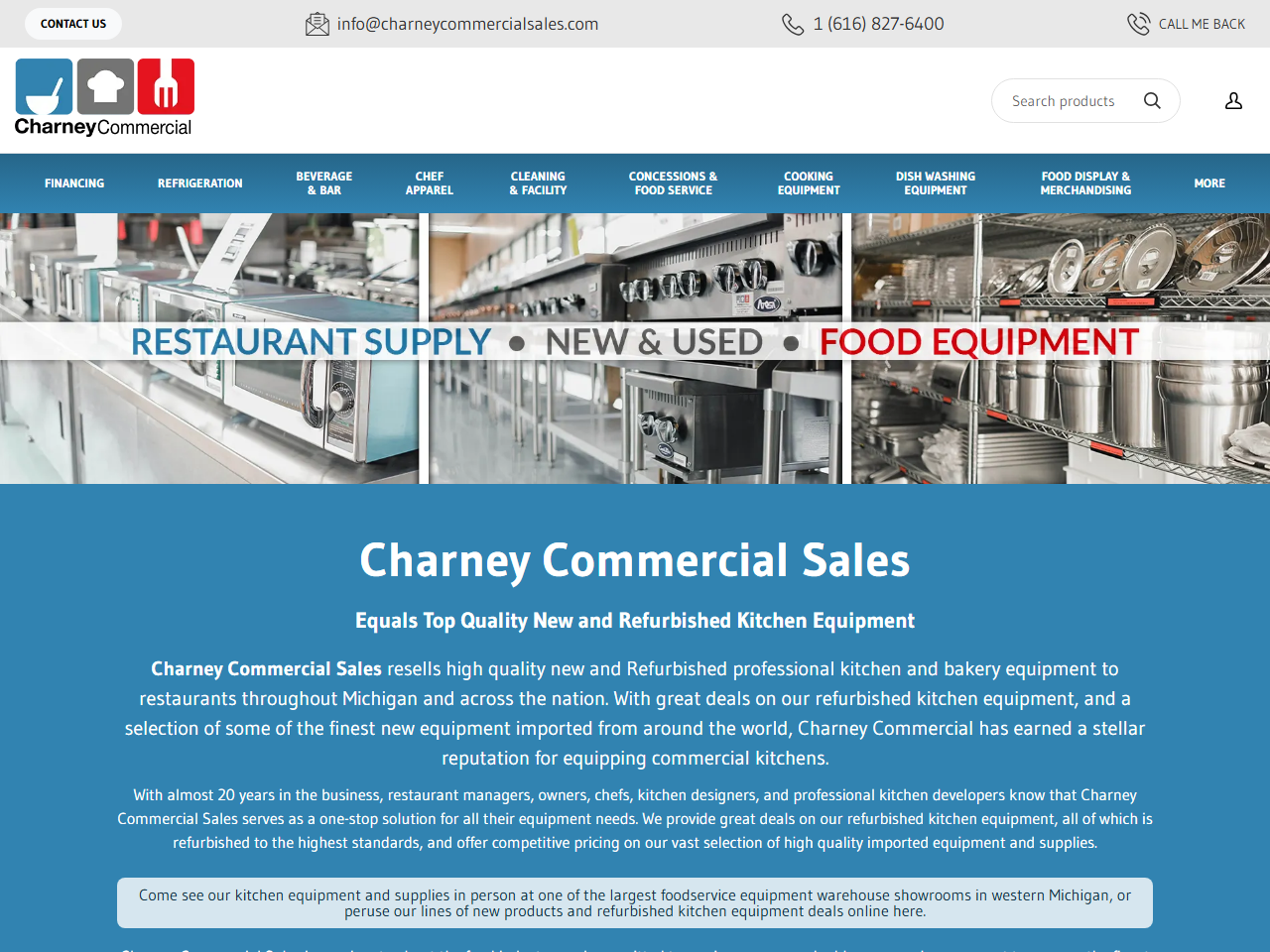 Charney Commercial website