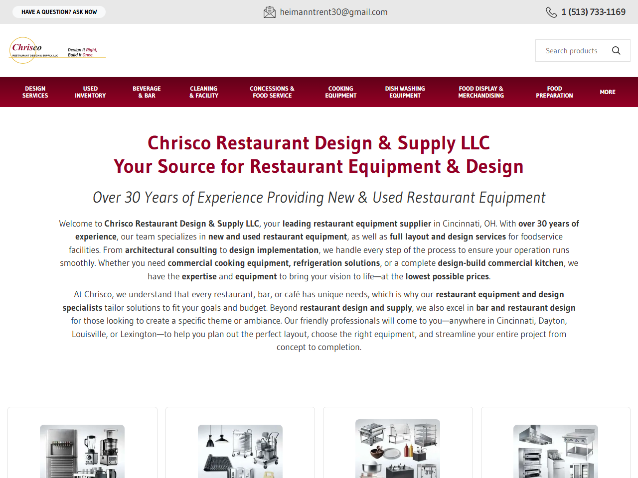 Chrisco Design website