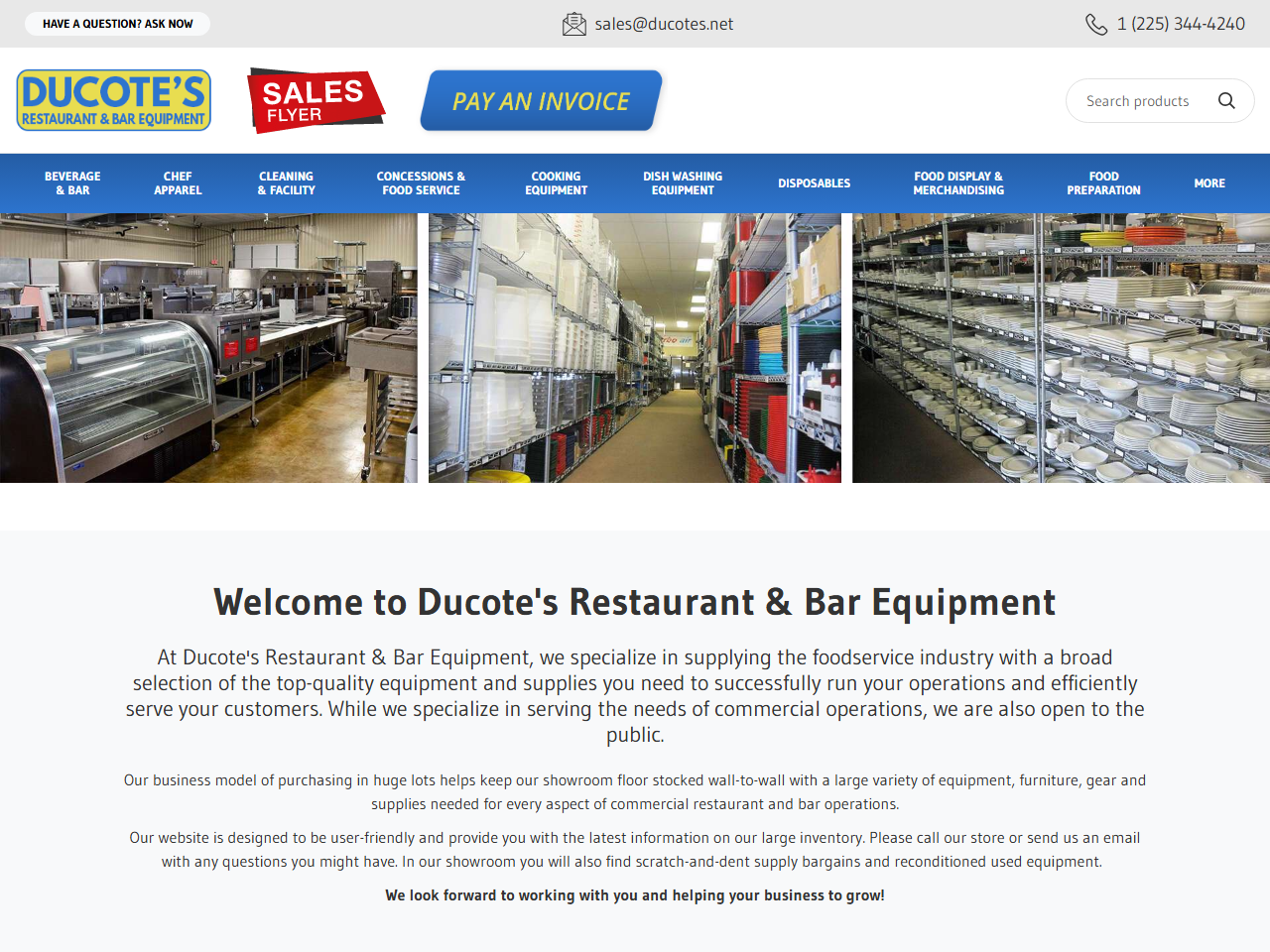 Ducotes website