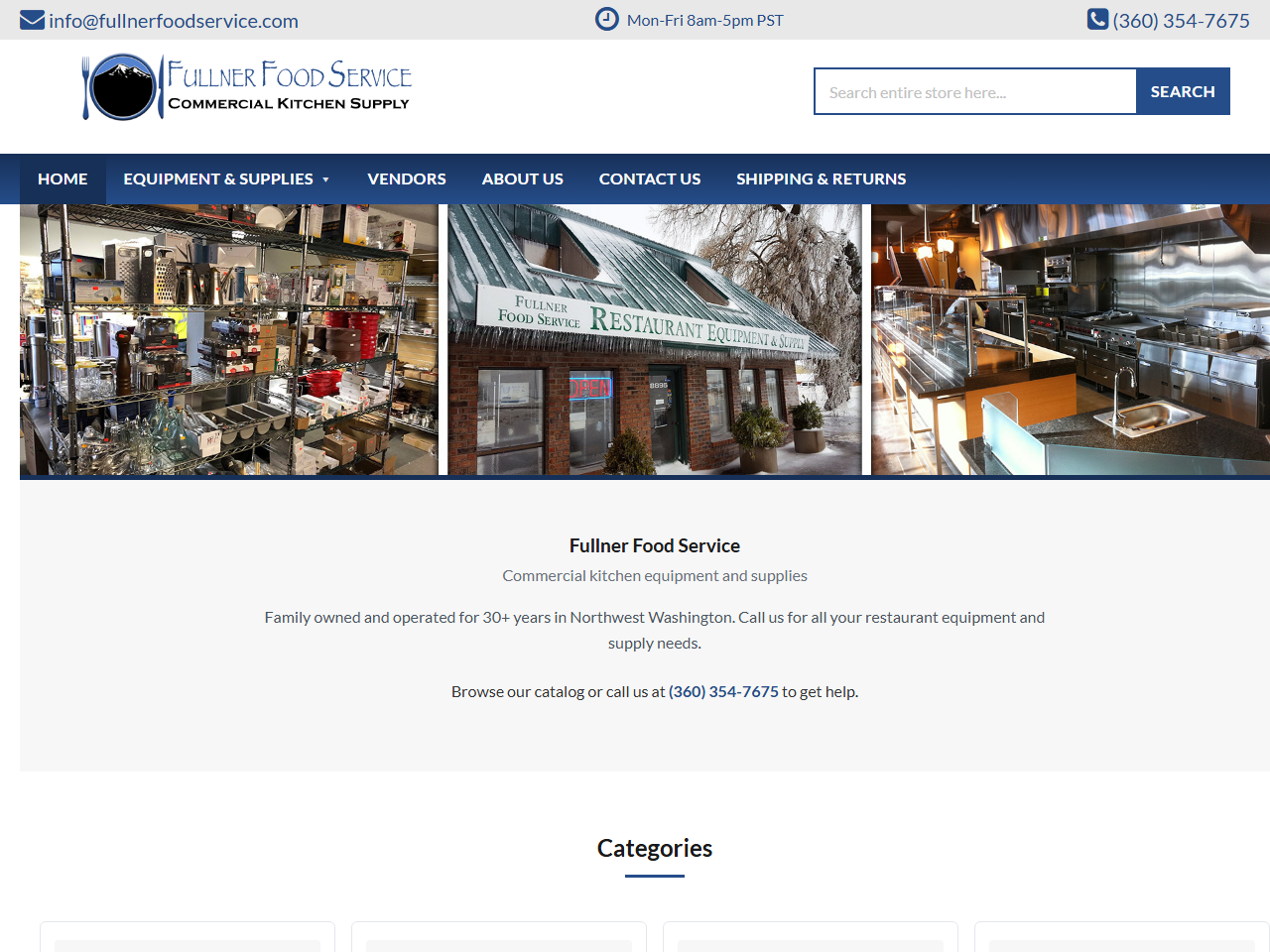 Fullner Food website