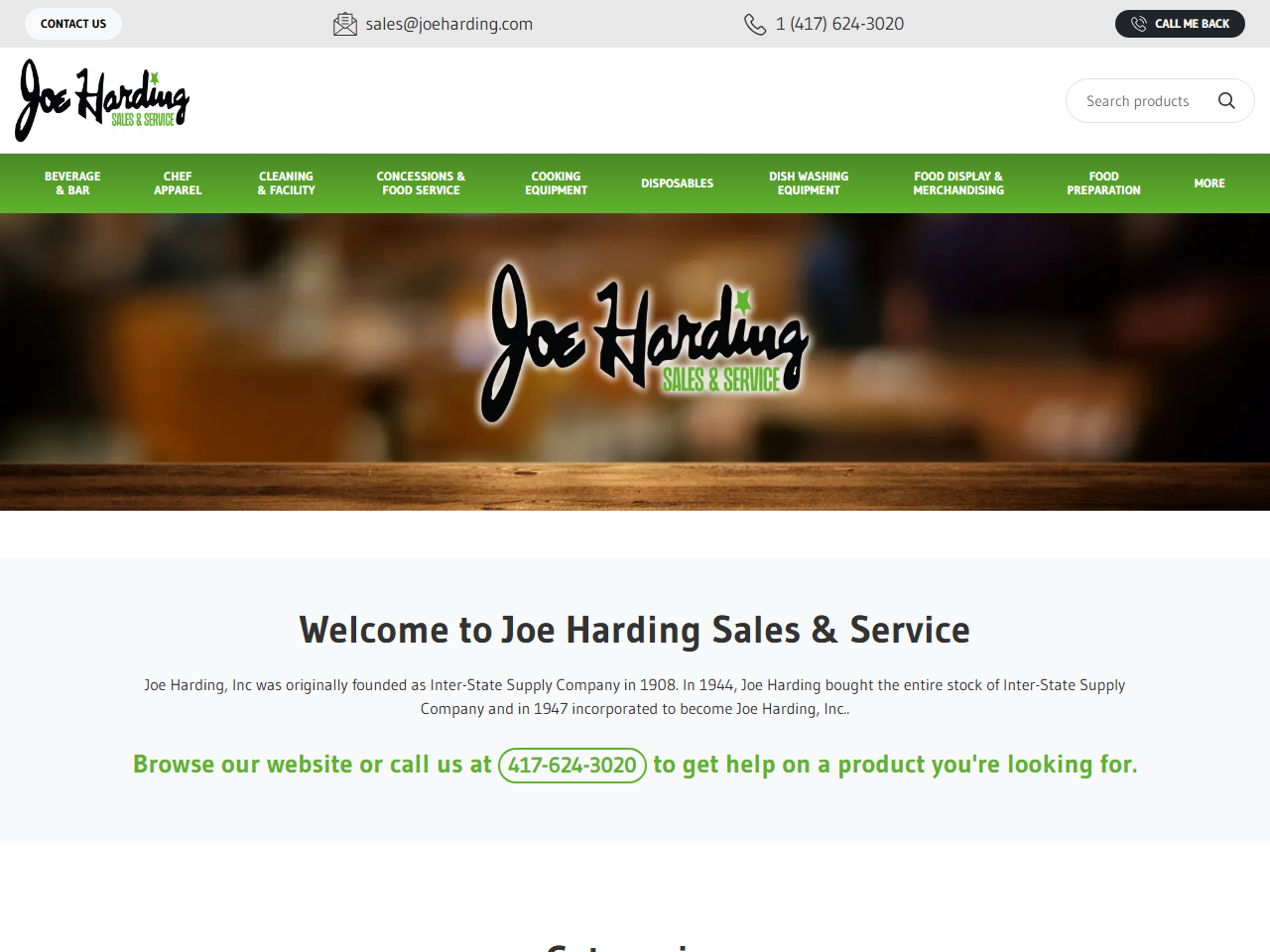 Joe Harding website