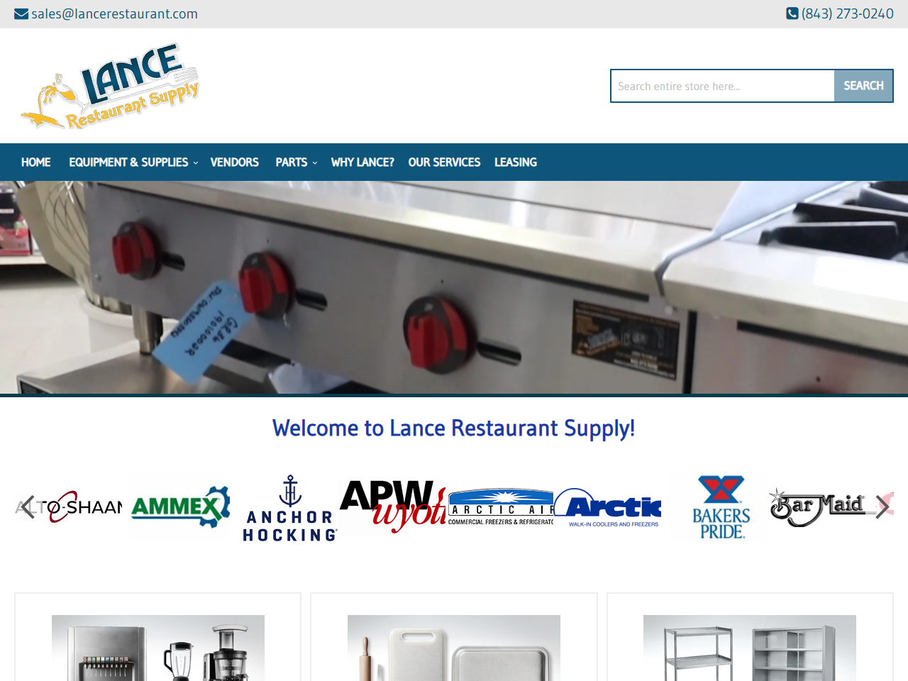 Lance website
