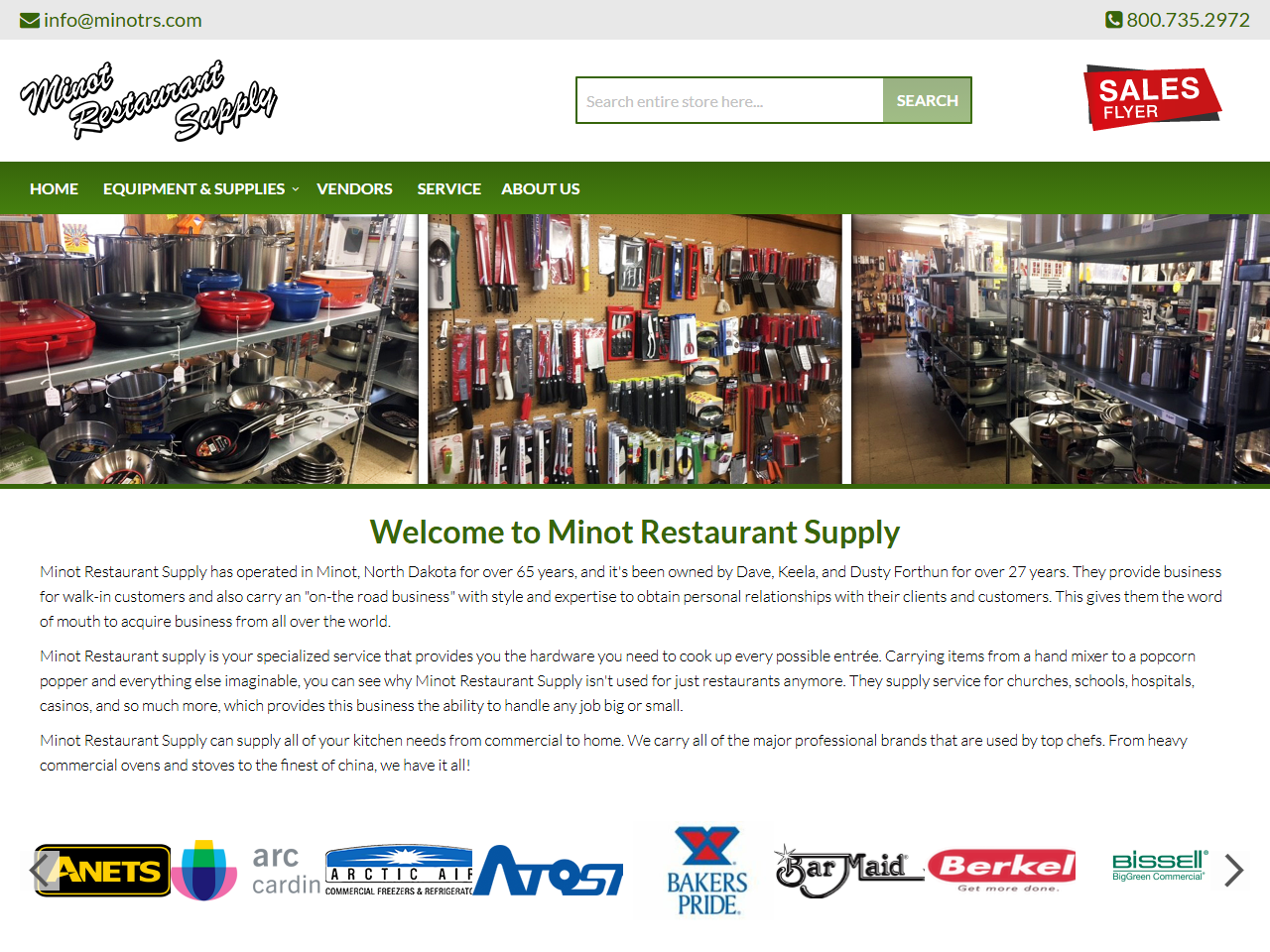 Minot website