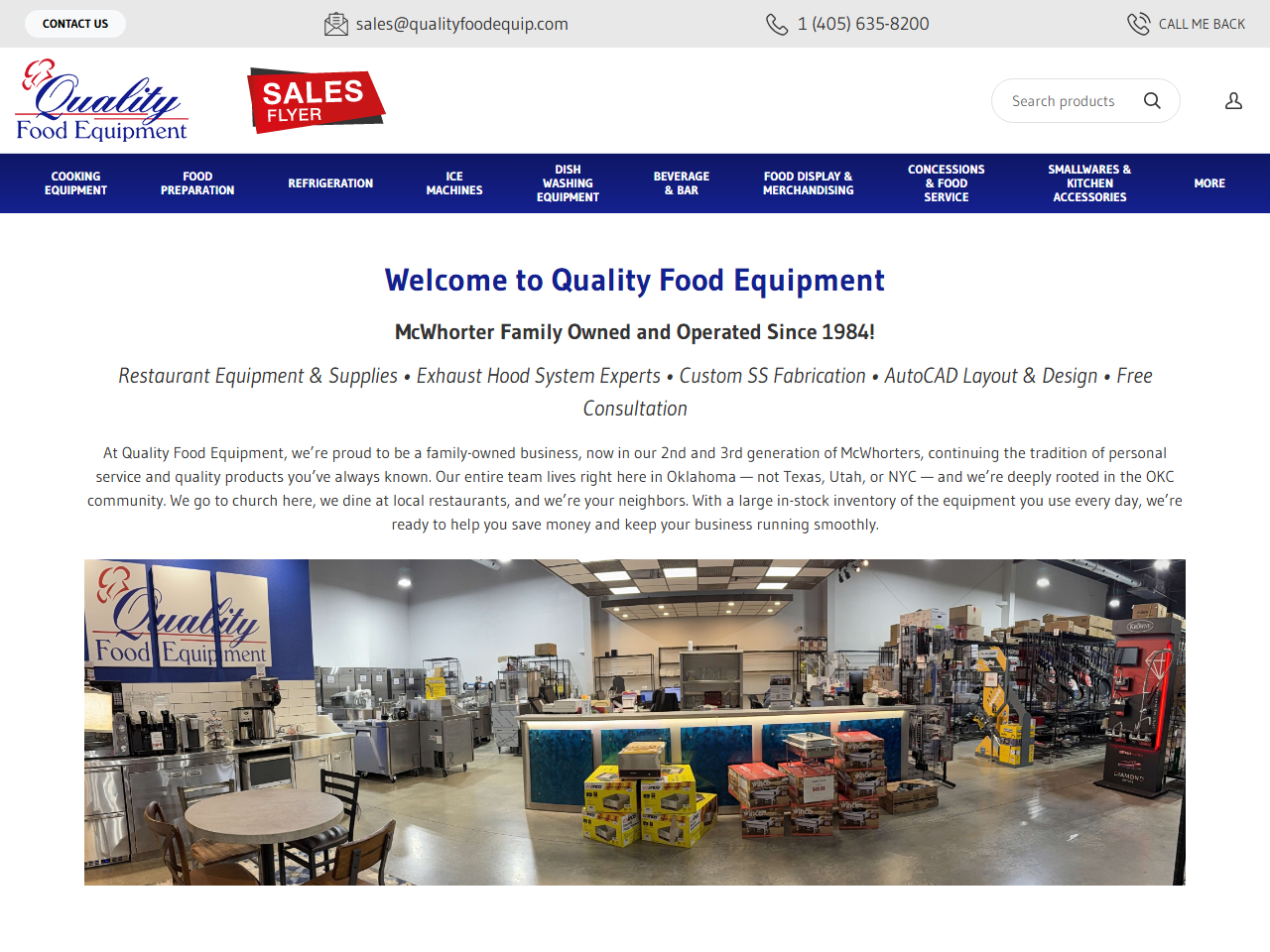 Quality Food website
