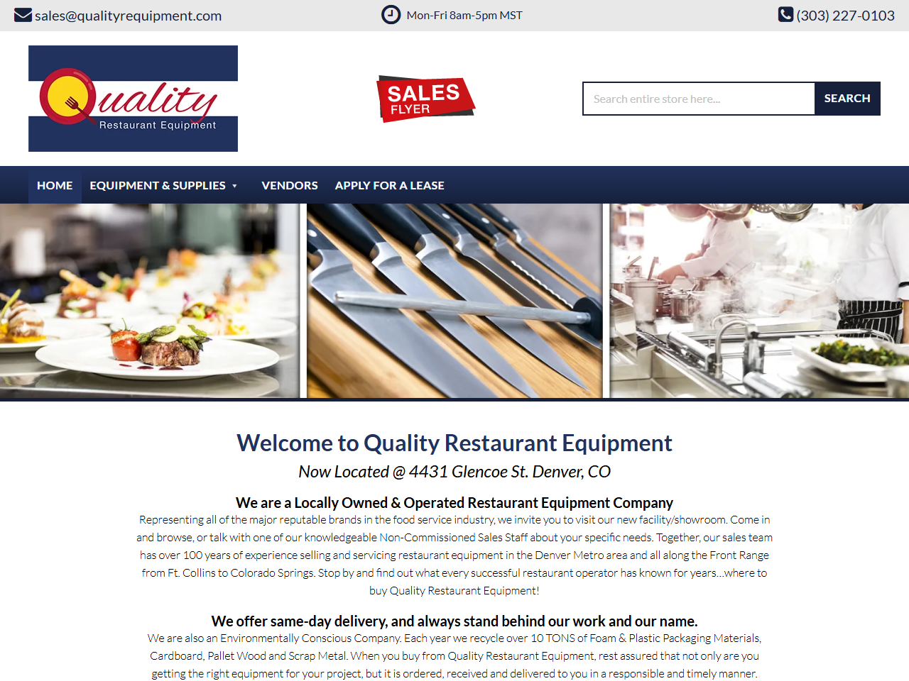 Quality Restaurant website