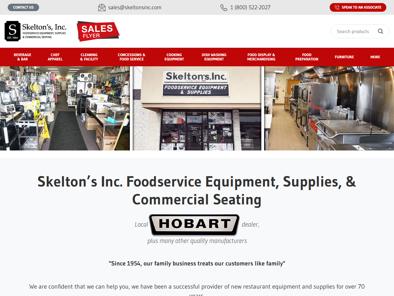 Skelton’s, Inc website