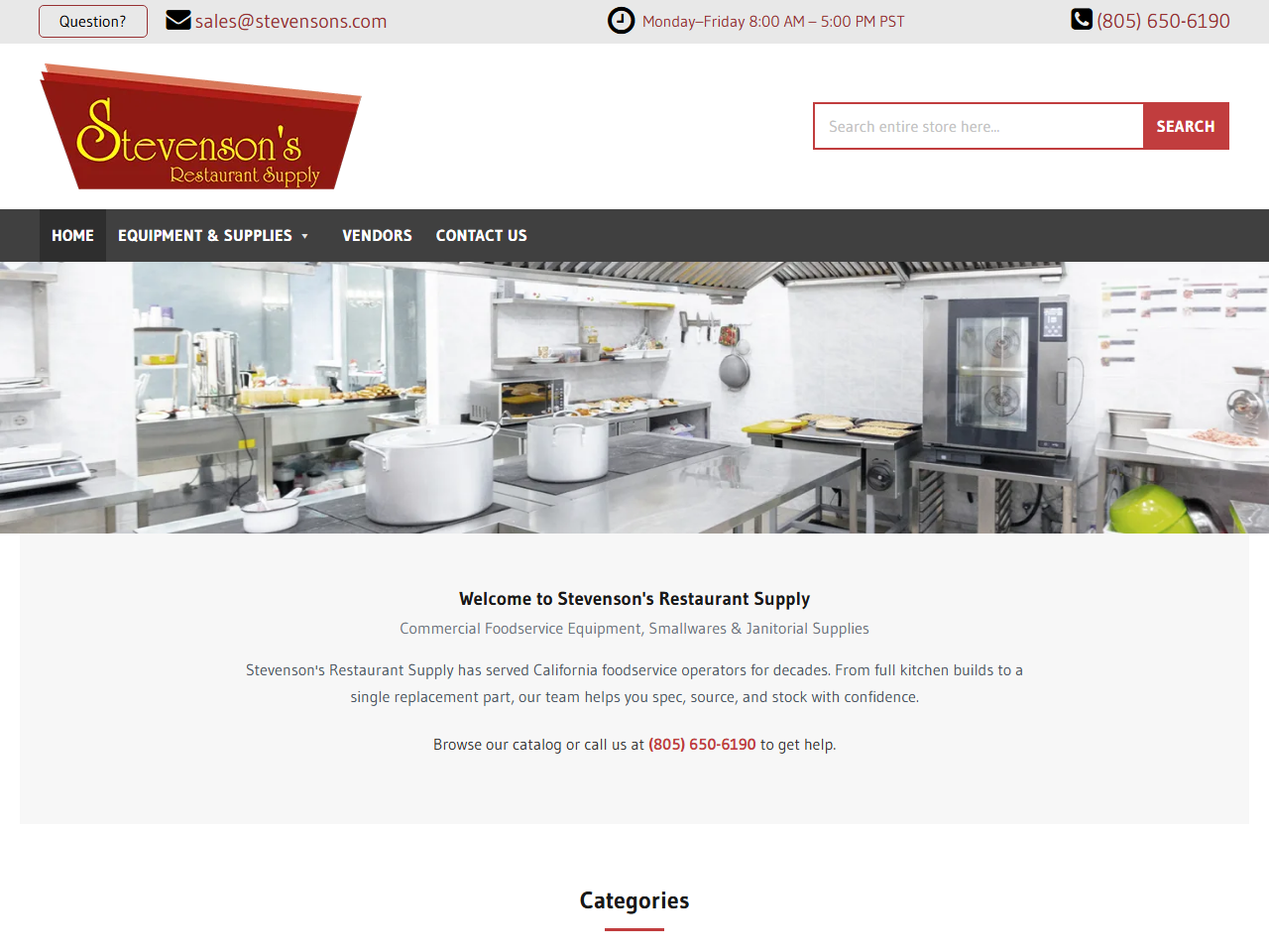 Stevenson’s website